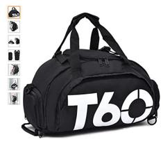 Mochila Bolsa T60 Academia Masculina Feminina Impermeável