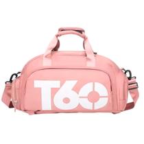 Mochila Bolsa T60 Esportiva Academia Impermeável Cor Rose