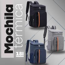 Mochila Bolsa Térmica 18L Alça Regulável Alimentos E Bebidas