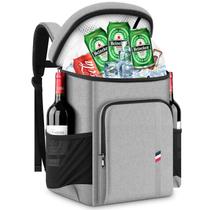 Mochila Bolsa Térmica Cooler Grande para Cerveja e Refri 23L Gelo Praia