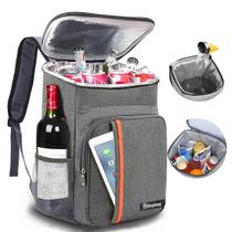 Mochila Bolsa Térmica Isolamento Grande Camping Viagem Piquenique Reforçada Resistente Impermeavel Espaçosa Cooler Praia Alça
