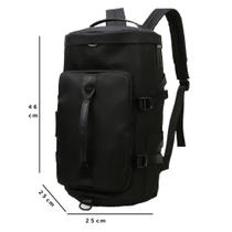 Mochila Bolsa Trabalho Passeio Treino Preta