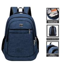 Mochila Bolsa Viagem Notebook Resistente Coreana Unissex Estilosa - Cores