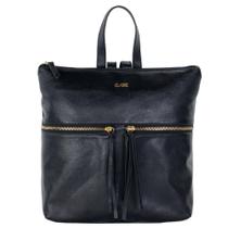 Mochila bolso frontal grande classe couro Mochila bolso frontal grande classe couro