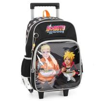 Mochila boruto com rodas preto ic39626br