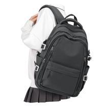 Mochila BOXSAM leve para mulheres/homens 24L cinza impermeável