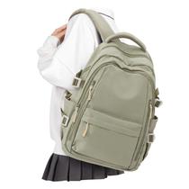 Mochila BOXSAM leve para mulheres/homens 24L verde impermeável