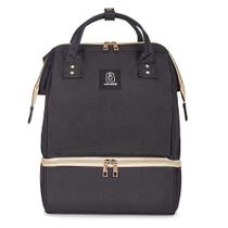 Mochila Breast Pump MOMIGO Cooler, bolsa à prova de umidade preta Mochila Breast Pump MOMIGO Cooler, bolsa à prova de umidade preta