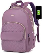 Mochila Breold para mulheres de viagem de trabalho de 17,3 polegadas com porta USB Mochila Breold para mulheres de viagem de trabalho de 17,3 polegadas com porta USB