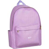 Mochila brw driff perfurada lilás pastel mc0412 Mochila brw driff perfurada lilás pastel mc0412