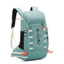 Mochila Bseash Impermeable para Senderismo y Camping 40L (Verde Menta)