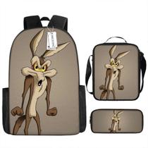 Mochila Bugss Bunnys Cartoon Kids School 3 unidades/conjunto Mochila Bugss Bunnys Cartoon Kids School 3 unidades/conjunto
