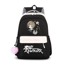 Mochila Bungos Strays Dogs Anime School Nylon 470g 30x23x42cm