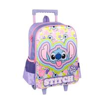 Mochila C/ Carrinho Verde Stitch Disney - Luxcel