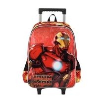 Mochila C/Rodas Avengers Vermelho