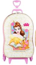 Mochila c/ rodas princesas -bela e a fera
