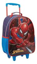 Mochila C/rodas Xeryus 14 Spiderman Blue X1 A 13331