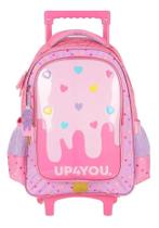 MOCHILA C/RODINHA UP4YOU SORVETE PINK IC41072UP Pink