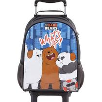 Mochila c/ rodinhas - we bare bears