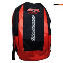 Mochila California Racing ul Com Capa Impermeável Vermelha - Califórnia