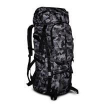 Mochila Camping 70 Lts Camuflada Reforçada Trilha Trekking Mochila Camping 70 Lts Camuflada Reforçada Trilha Trekking