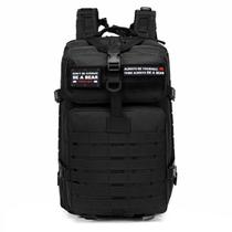 Mochila Camping Acampamento Reforçada Slim Preto