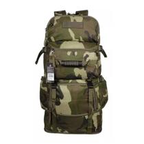 Mochila Camping Camuflada Expansiva 70 Litros Keuven