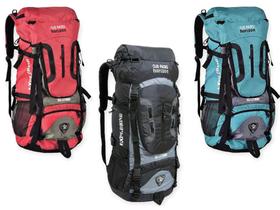 Mochila Camping Clio Trilha Mochilão Resistente 55 L