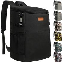 Mochila Camping Cooler Vankor 45 latas preta à prova de vazamentos