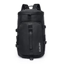 Mochila Camping Trilha Bolsa Treino Espaçosa Cor Preto Desenho Do Tecido Liso