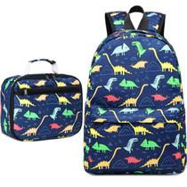Mochila CAMTOP para crianças e meninos em idade pré-escolar com lancheira Dino