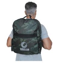 Mochila Camuflada Escolar Viagem Férias Acampamento Pescaria