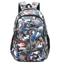 Mochila Camuflagem Para Menino e Menina, Mochila Escolar Para Viagem 6025