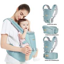 Mochila Canguru Baby Carrier Infantil Ajustável Para Carregar Bebê De Até 10Kg Vermelho