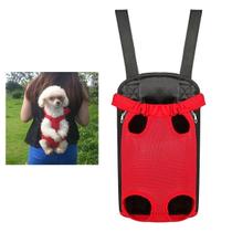 Mochila Canguru Cachorro Cao Gato Pet Animal de Estimaçao Pequeno Porte Transporte Seguro Macio Confortavel Passeio Caminhada Ar Livre Lazer