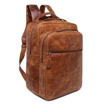 Mochila Capiau de Couro Legítimo Vintage Executiva para Notebook, Trabalho e Viagem Mochila Capiau de Couro Legítimo Vintage Executiva para Notebook, Trabalho e Viagem