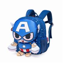 Mochila Capitão America Reforçada Infantil Marvel Mochila Capitão America Reforçada Infantil Marvel