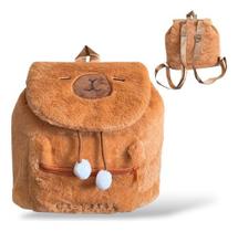 Mochila capivara com orelhinha - Capybara BBR Mochila capivara com orelhinha - Capybara BBR
