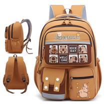 Mochila Capivara Impermeável Escolar Grande Infantil Adulto