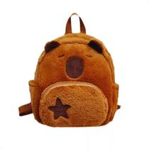 Mochila Capivara Infantil Mochila Pelucia Bolsa Fofa Versatil