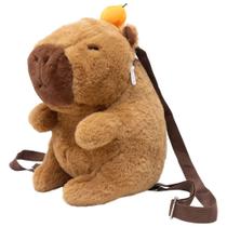 Mochila Capivara Pelúcia Capivara Mochila 35cm Caa Toys Mochila Capivara Pelúcia Capivara Mochila 35cm Caa Toys
