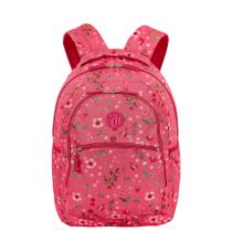 Mochila Capricho Student Picnic Rosa Grande 2 Compartimentos