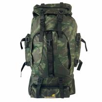 Mochila Cargueira 75 Litros Impermeável Ambiência Camuflada