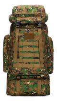 Mochila Cargueira Trilha Camping Militar Impermeavel 80l