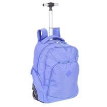 Mochila Carrinho 2 Rodas Rolling Crinkle Lavanda Sestini