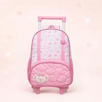 Mochila Carrinho Alças Lilica Ripilica Glow Bb Creche Menina Mochila Carrinho Alças Lilica Ripilica Glow Bb Creche Menina