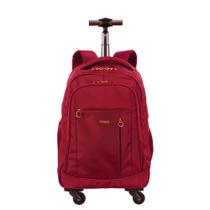 Mochila Carrinho com Rodas 360 2 em 1 Sestini Work - Vinho