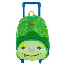 Mochila Carrinho Dino 3 - Lancheira, Garrafinha