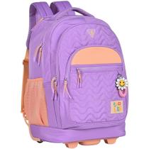 Mochila Carrinho Escolar Infantil e Juvenil Grande Luluca Lu Like - Ref LU24070