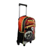 Mochila Carrinho Escolar Kung Fu Panda KF2355K Clio Style